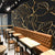 Golden Leaves Wallpaper for Restaurant Wallpaper