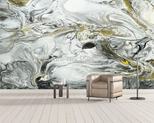 3D Wallpaper White and Gold Sky SKU# WAL0249