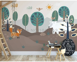 3D Wallpaper Happy Forest Daycare  SKU# WAL0524