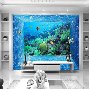 3D Wallpaper Fantasy Sea World SKU# WAL0533