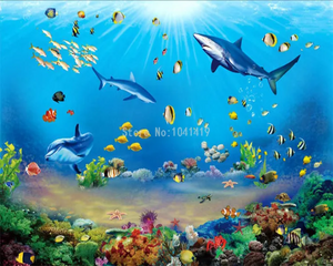 3D Wallpaper Fantasy Sea World IV SKU# WAL0535