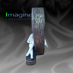 Ring Couple Stone Cast Figurine SKU# IAC0002