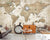 3D Wallpaper Nostalgic World Map SKU# WAL0202