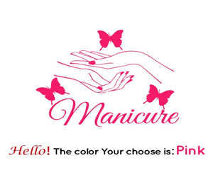 Wall Stickers Manicure Hands (multiple colours) SKU# WAL0014
