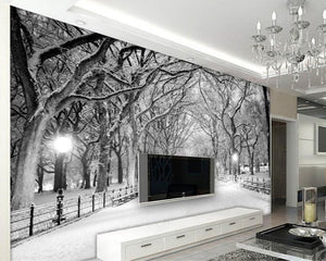 3D Wallpaper Snowy Mist SKU# WAL0170