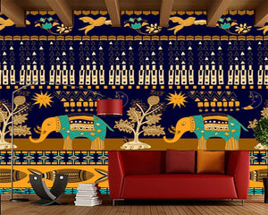3D Wallpaper Indian Elephant SKU# WAL0186