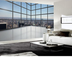 3D Wallpaper Balcony Windows SKU# WAL0358