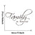 Copy of "Family Is Forever" Lettering Wall Sticker SKU# WAL10001