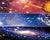 3D Ceiling Paper Cosmic Starry Sky SKU# WAL0174