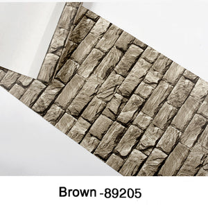 3D Wallpaper Gray Brick SKU# WAL0078