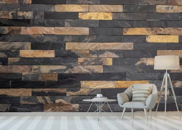 Brick & Wood Wallpaper