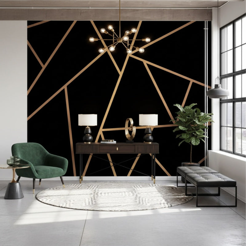 3D Wallpaper Elegant Geometric