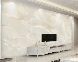 3D Wallpaper Modern Simple Beige Marble