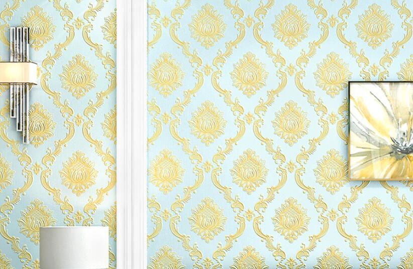 Textured Glitter Gold Wallpaper Rolls SKU# WAL0406