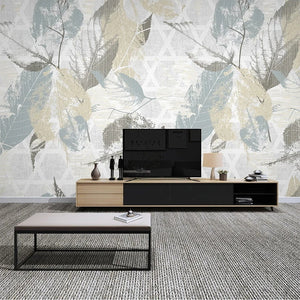 3D Wallpaper White Marble Rose for Living Room Wallpaper