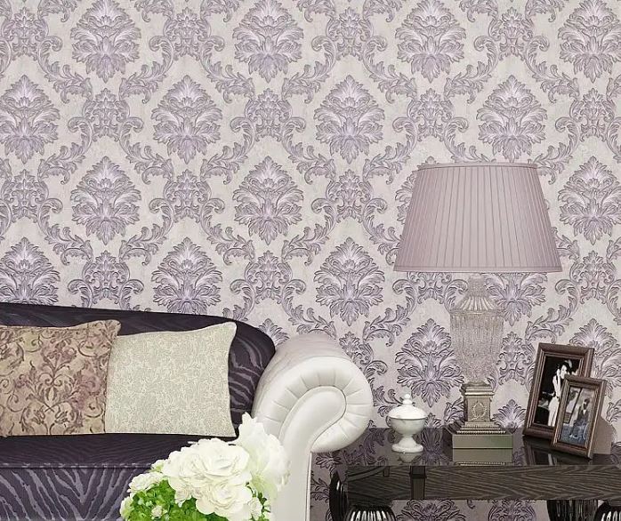 European Style Damask Wallpaper SKU# WAL0409