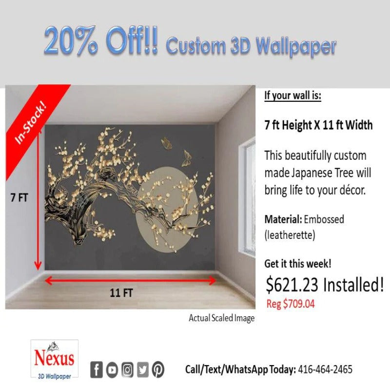 In-Stock 3D Nature Wallpaper for Wall Covering