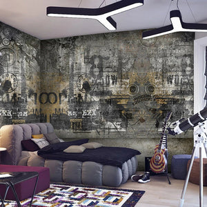 European Retro Style Wallpaper for Bedroom Wall Covering