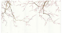 Floral 3D Wallpaper Chinese Plum for Wall Accent