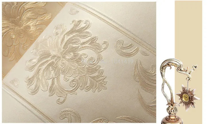 Damask Vertical Striped Wallpaper SKU# WAL0411