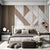3D Wallpaper Geometric Solid Wood Grille for Bedroom WallpaperWall Covering