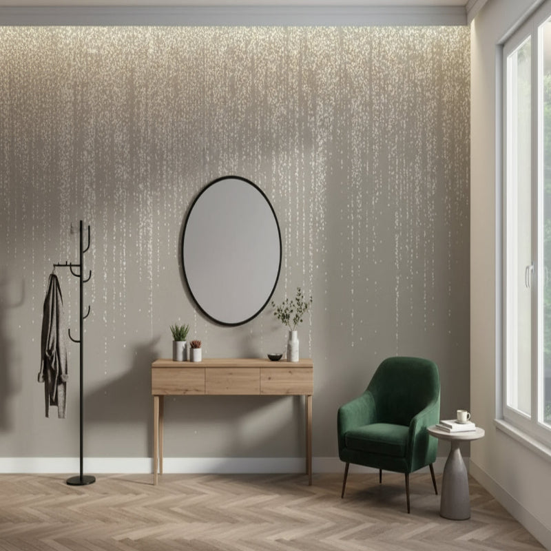 3D Wallpaper Serene Drizzle