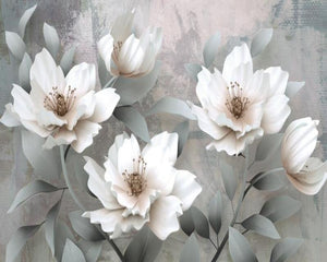 3D Wallpaper Floral Design for Wall Accent