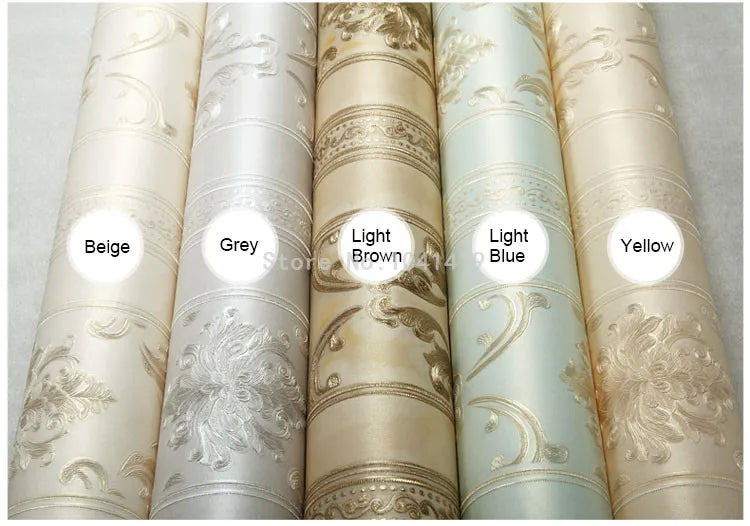 Damask Vertical Striped Wallpaper SKU# WAL0411