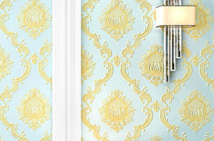 Textured Glitter Gold Wallpaper Rolls SKU# WAL0406