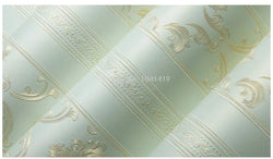 Damask Vertical Striped Wallpaper SKU# WAL0411