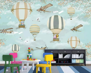 3D Wallpaper Cartoon Balloon for Kids SKU# WAL0416