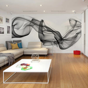 3D Wallpaper Abstract Black & White Flair for Wall Treatment