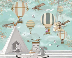 3D Wallpaper Cartoon Balloon for Kids SKU# WAL0416