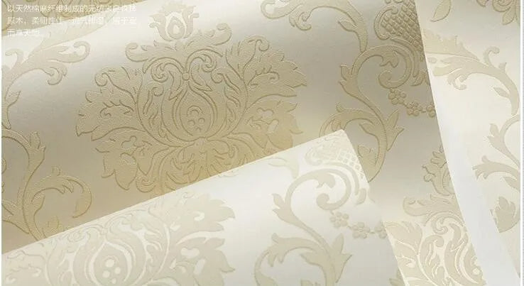 European Large Flower Wallpaper SKU# WAL0408