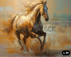 3D Wallpaper Horse & Nature Scenery SKU# WAL0478