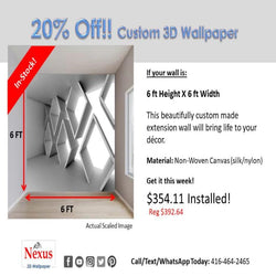 In-Stock 3D Modern Wallpaper for Wall Covering