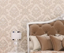 European Style Damask Wallpaper SKU# WAL0409