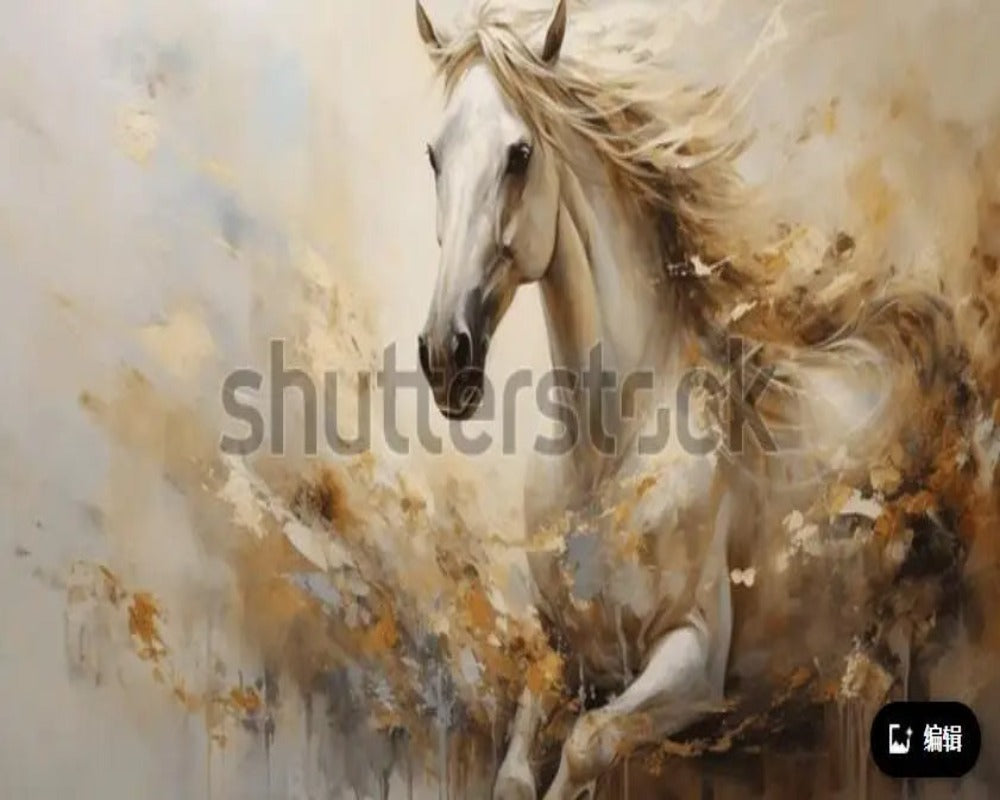 3D Wallpaper Horse & Nature Scenery SKU# WAL0478