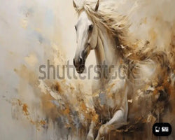 3D Wallpaper Horse & Nature Scenery SKU# WAL0478