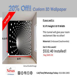 In-Stock 3D Modern Wallpaper for Wall Covering