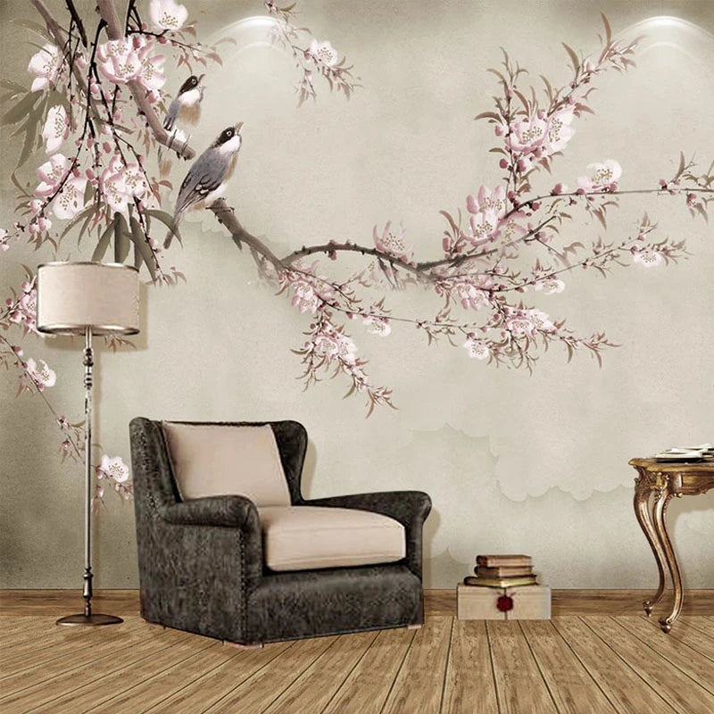 3D Wallpaper Mural Floral Design for Wall Covering