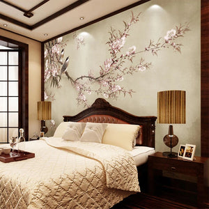 3D Wallpaper Mural Floral Design for bedroom wallpaper