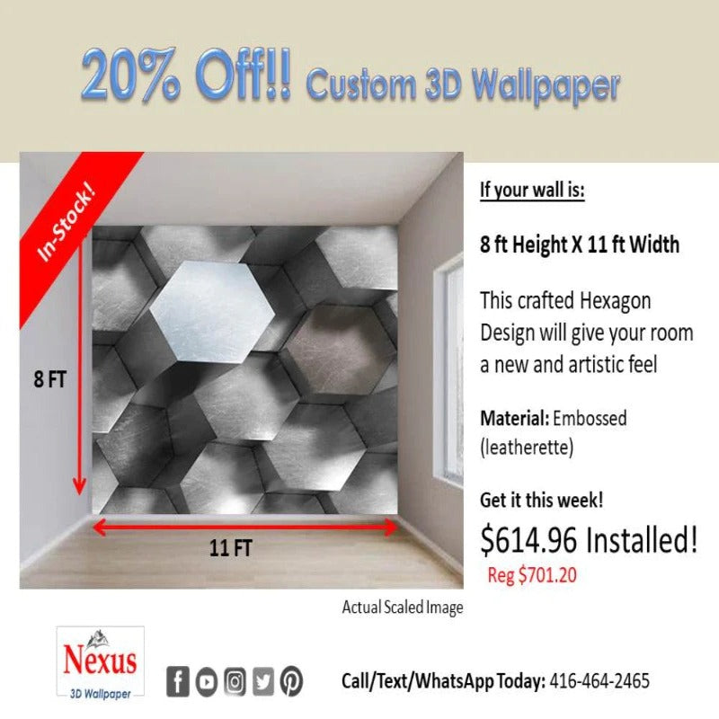 In-Stock 3D Modern Wallpaper for Wall Covering