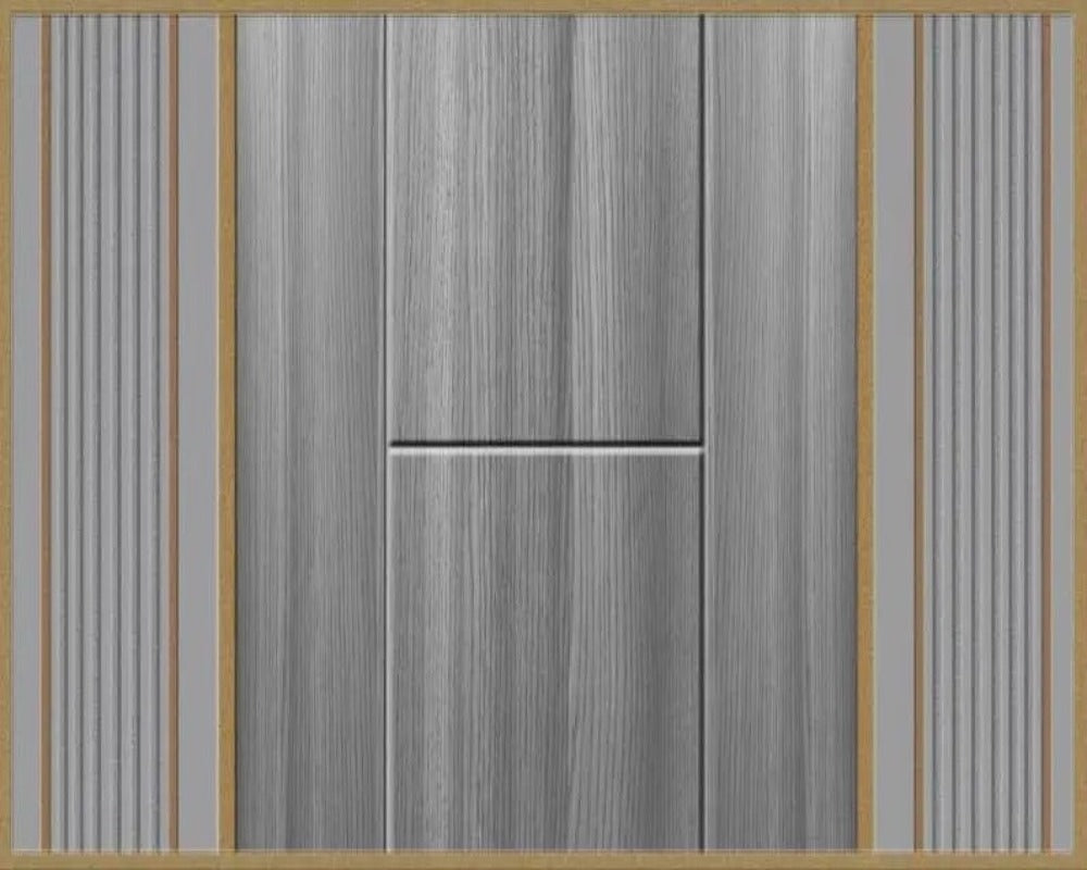 Wood Stripe & Wood Cladding 3D Wallpaper SKU# WAL0430