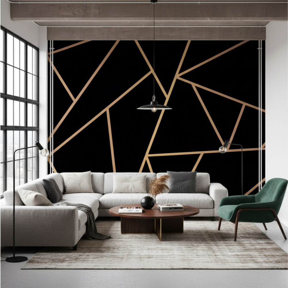 3D Wallpaper Elegant Geometric