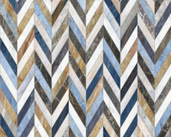 Colorful Wood Stripe 3D Wallpaper SKU# WAL0429