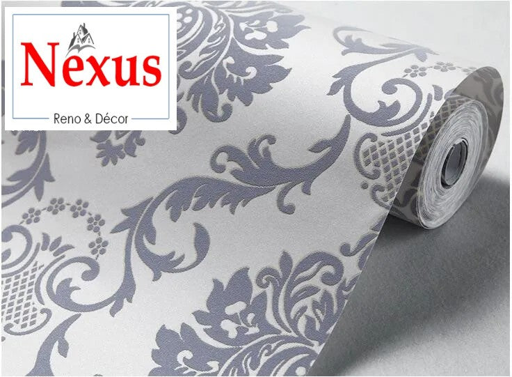 European Large Flower Wallpaper SKU# WAL0408