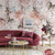 Designer 3D Wallpaper Flower with Butterfly Design for Wall Covering