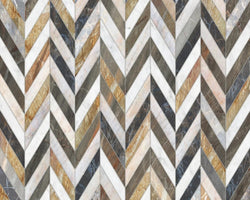 Colorful Wood Stripe 3D Wallpaper SKU# WAL0429