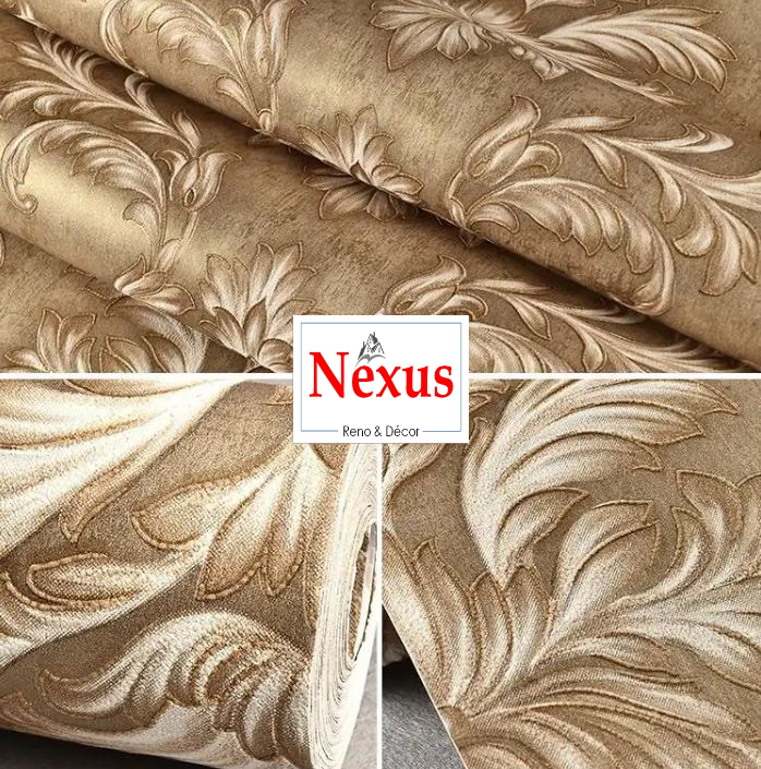 European Style Damask Wallpaper SKU# WAL0409